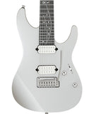 “Exclusiva en Repertorio Wagner Online” Ibanez Guitarra Eléctrica 7 Cuerdas TOD70 Plata Brillante con Funda, Tim Henson