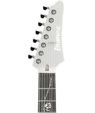 “Exclusiva en Repertorio Wagner Online” Ibanez Guitarra Eléctrica 7 Cuerdas TOD70 Plata Brillante con Funda, Tim Henson