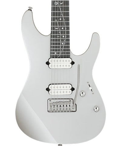 “Exclusiva en Repertorio Wagner Online” Ibanez Guitarra Eléctrica 7 Cuerdas TOD70 Plata Brillante con Funda, Tim Henson