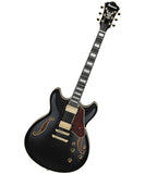 Ibanez Guitarra Eléctrica Negro AS93BC-BK, Artcore Expressionist