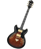 "Exclusiva en Repertorio Wagner Online" Ibanez Guitarra Eléctrica Café/Sombreado Negro AS93QMSP-DBS, Artcore Expressionist