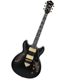 "Exclusiva en Repertorio Wagner Online" Ibanez Guitarra Eléctrica Negro AS93SP-BK, Artcore Expressionist