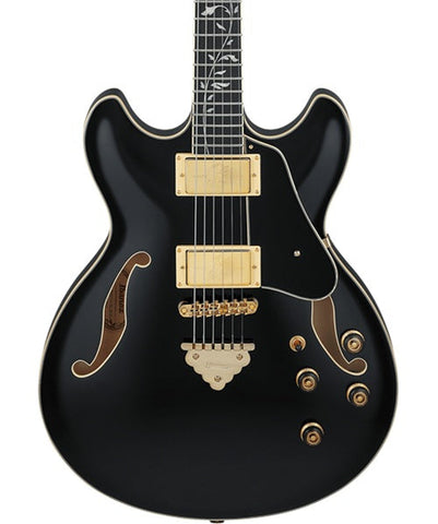 "Exclusiva en Repertorio Wagner Online" Ibanez Guitarra Eléctrica Negro AS93SP-BK, Artcore Expressionist