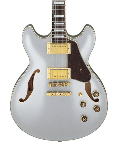 Ibanez Guitarra Eléctrica Plata Mate AS73G-MSF, Serie Artcore