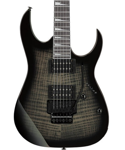 Ibanez Guitarra Eléctrica Entintada Negro/Sombreado Negro GRG320FA-TKS, Serie Gio