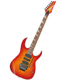 Ibanez Guitarra Eléctrica RG470DXFM-CS Entintado Anaranjado/Sombreado Rojo, Serie RG