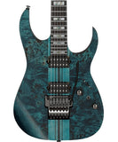 “Exclusiva en Repertorio Wagner Online” Ibanez Guitarra Entintado Azul Mate RGT1220PBK-COL con Funda, Serie RG Premium
