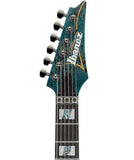 “Exclusiva en Repertorio Wagner Online” Ibanez Guitarra Entintado Azul Mate RGT1220PBK-COL con Funda, Serie RG Premium