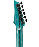 “Exclusiva en Repertorio Wagner Online” Ibanez Guitarra Entintado Azul Mate RGT1220PBK-COL con Funda, Serie RG Premium