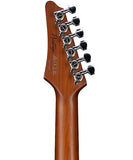 "Exclusiva en Repertorio Wagner Online" Ibanez Guitarra Eléctrica Entintado Gris/Sombreado Azul AZ2407F-SDE con Estuche, Serie Azes Prestige