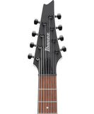 Ibanez Guitarra Eléctrica 8 Cuerdas RG8EX-BKF Negra Mate, Serie RG