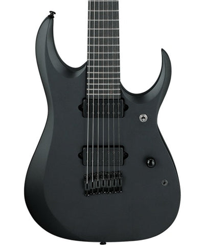 “Exclusiva en Repertorio Wagner Online” Ibanez Guitarra Eléctrica 7 Cuerdas Negro Mate RGDRB71-BKF, Serie RGD Iron Label
