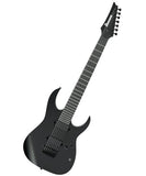 Ibanez Guitarra Eléctrica 7 Cuerdas Negro Mate RGIXL7-BKF, Serie RG Iron Label