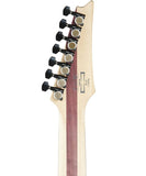 Ibanez Guitarra Eléctrica 7 Cuerdas Negro Mate RGIXL7-BKF, Serie RG Iron Label