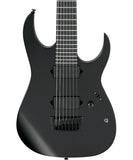 Ibanez Guitarra Eléctrica 7 Cuerdas Negro Mate RGIXL7-BKF, Serie RG Iron Label