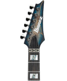 Ibanez Guitarra Eléctrica Natural Sombreado Azul/Negro RGT1270PB-CTF con Funda, Serie Premium