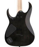 “Exclusiva en Repertorio Wagner Online” Ibanez Guitarra Eléctrica Entintado Negro Mate RGA21P1PB-DRL con Funda, Serie RGA Premium