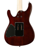 Ibanez Guitarra Eléctrica Entintado Café/Sombreado Café S670QM-DEB, Serie S