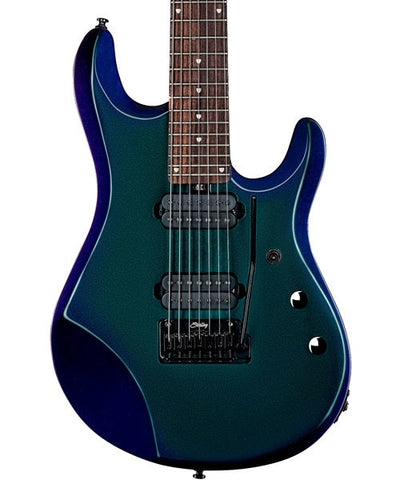 "Exclusiva en Repertorio Wagner Online" Sterling by Music Man Guitarra Eléctrica 7 Cuerdas Tornasol ST-JP70-MDR-R1, Serie John Petrucci JP70