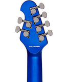 "Exclusiva en Repertorio Wagner Online" Sterling by Music Man Guitarra Eléctrica Azul Metálico Mate ST-MAJ100-SSP-R1, Serie Majesty MAJ100