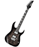Ibanez Guitarra Eléctrica Café Transparente Sombreado Negro GRG220PA1-BKB, Serie Gio
