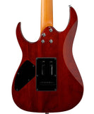 Ibanez Guitarra Eléctrica Café Transparente Sombreado Negro GRG220PA1-BKB, Serie Gio