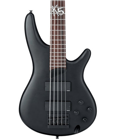 Ibanez Bajo Eléctrico 5 Cuerdas Negro Mate K5-BKF, Signature Fieldy