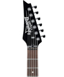 Ibanez Guitarra Eléctrica Azul Sombreado Transparente GRX70QAL-TBB, Gio RG, Zurda