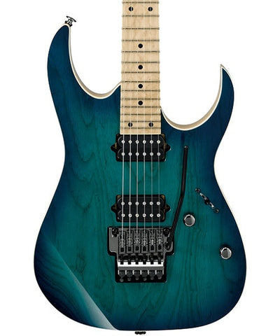 "Exclusiva en Repertorio Wagner Online" Ibanez Guitarra Eléctrica Verde Sombreado RG652AHM-NGB, RG Prestige