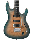 Ibanez Guitarra Eléctrica Natural Sombreado Azul SA460MBW-SUB, Serie SA