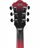 Ibanez Guitarra Eléctrica Rojo Sombreado Mate AS53-SRF, Serie Artcore