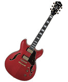 Ibanez Guitarra Eléctrica Rojo Transparente AS93FM-TCD, Artcore Expressionist