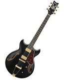 Ibanez Guitarra Eléctrica Negra AMH90-BK, Artcore Expressionist