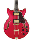 Ibanez Guitarra Eléctrica Roja AMH90-CRF, Artcore Expressionist