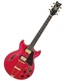 Ibanez Guitarra Eléctrica Roja AMH90-CRF, Artcore Expressionist