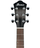 Ibanez Guitarra Electroacústica Negro Transparente Sombreado Negro AEWC11-TCB, Serie AEW