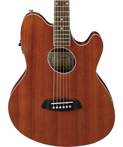 Ibanez Guitarra Electroacústica Natural TCY12E-OPN, Serie Talman
