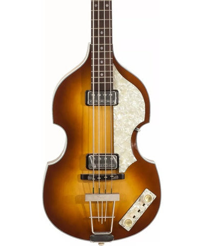 “Exclusiva en Repertorio Wagner Online” Höfner Bajo Eléctrico Sombreado H500/1-62-0 con Estuche, Mersey