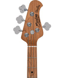 "Exclusiva en Repertorio Wagner Online" Sterling by Music Man Bajo Eléctrico Azul Transparente/Sombreado Azul con Funda RAY34FM-NBL-M2, StingRay