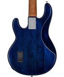 "Exclusiva en Repertorio Wagner Online" Sterling by Music Man Bajo Eléctrico Azul Transparente/Sombreado Azul con Funda RAY34FM-NBL-M2, StingRay