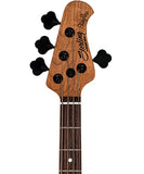 "Exclusiva en Repertorio Wagner Online" Sterling by Music Man Bajo Eléctrico Morado Brillante con Funda RAY34-PSK-R2, StingRay