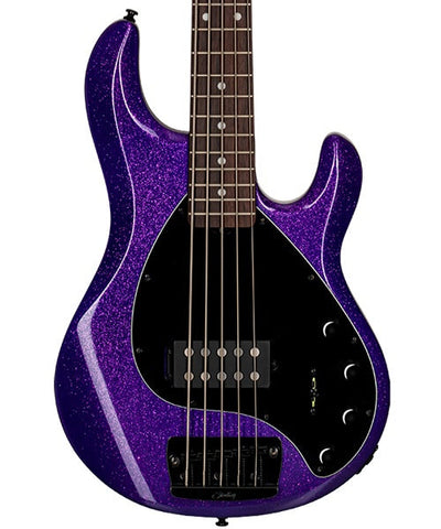 "Exclusiva en Repertorio Wagner Online" Sterling by Music Man Bajo Eléctrico 5 Cuerdas Morado Brillante ST-RAY35-PSK-R2, StingRay 5