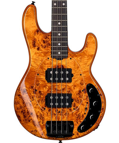 "Exclusiva en Repertorio Wagner Online" Sterling by Music Man Bajo Eléctrico Ámbar Brillante ST-RAY34HHPB-AM-R2, StingRay HH
