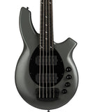 “Exclusiva en Repertorio Wagner Online” Music Man Bajo Eléctrico 5 Cuerdas Gris Mate con Estuche 162-TGY-62-P2-MB-BM, Bongo 5 HH