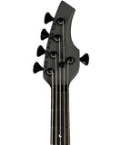 “Exclusiva en Repertorio Wagner Online” Music Man Bajo Eléctrico 5 Cuerdas Gris Mate con Estuche 162-TGY-62-P2-MB-BM, Bongo 5 HH