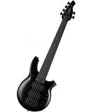 “Exclusiva en Repertorio Wagner Online” Music Man Bajo Eléctrico 6 Cuerdas Negro Mate con Estuche 182-66-62-P2-MB-BM, Bongo 6 HH
