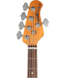 “Exclusiva en Repertorio Wagner Online” Music Man Bajo Eléctrico 5 Cuerdas Dorado Brillante con Estuche 208-DG-20-WP-MB-CR, StingRay 5 Special HH