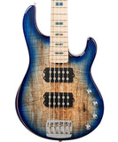 “Exclusiva en Repertorio Wagner Online” Music Man Bajo Eléctrico 5 Cuerdas Natural/Sombreado Azul con Estuche 246-SPT-11-00-MB-C1, BFR StingRay 5 Special HH