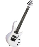 "Exclusiva en Repertorio Wagner Online" Music Man Guitarra Eléctrica 611-24K-50-00-MB-BM Blanco con Estuche, Majesty