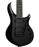 “Exclusiva en Repertorio Wagner Online” Music Man Guitarra Eléctrica 7 Cuerdas 618-24-50-00-MB-BM Negro Brillante con Estuche, Majesty 7